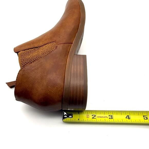 Soul Naturalizer Respect Zipper Bootie Gingerbread Brown Cognac 8 - Picture 11 of 11